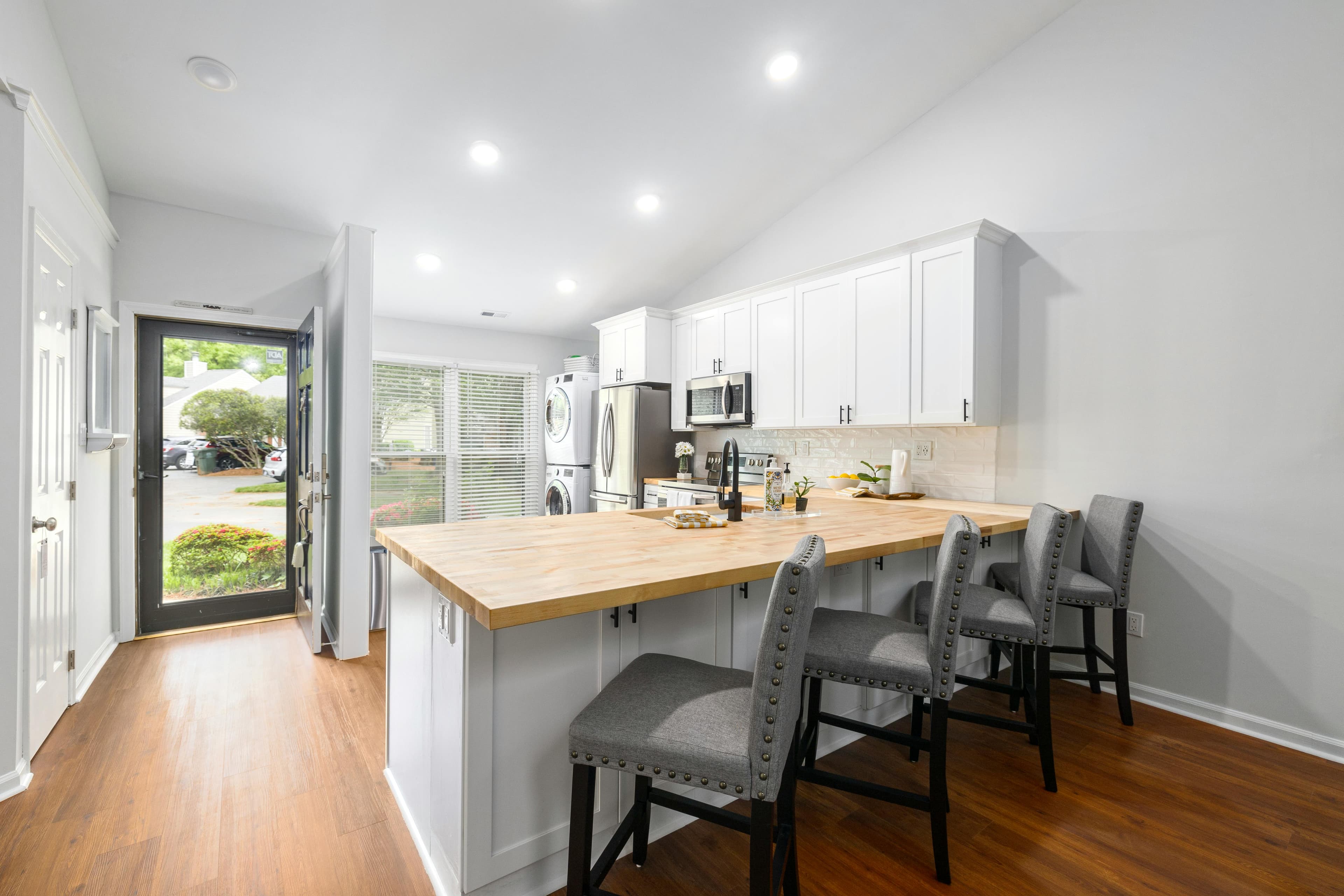 Modern kitchen interior remodel completed by The Property Group